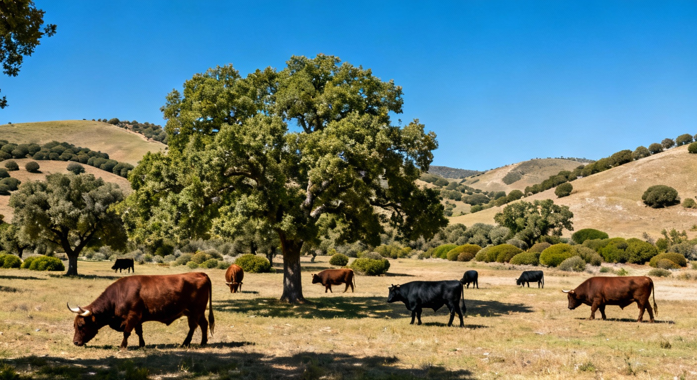 Dans la dehesa, la force à l'état pur