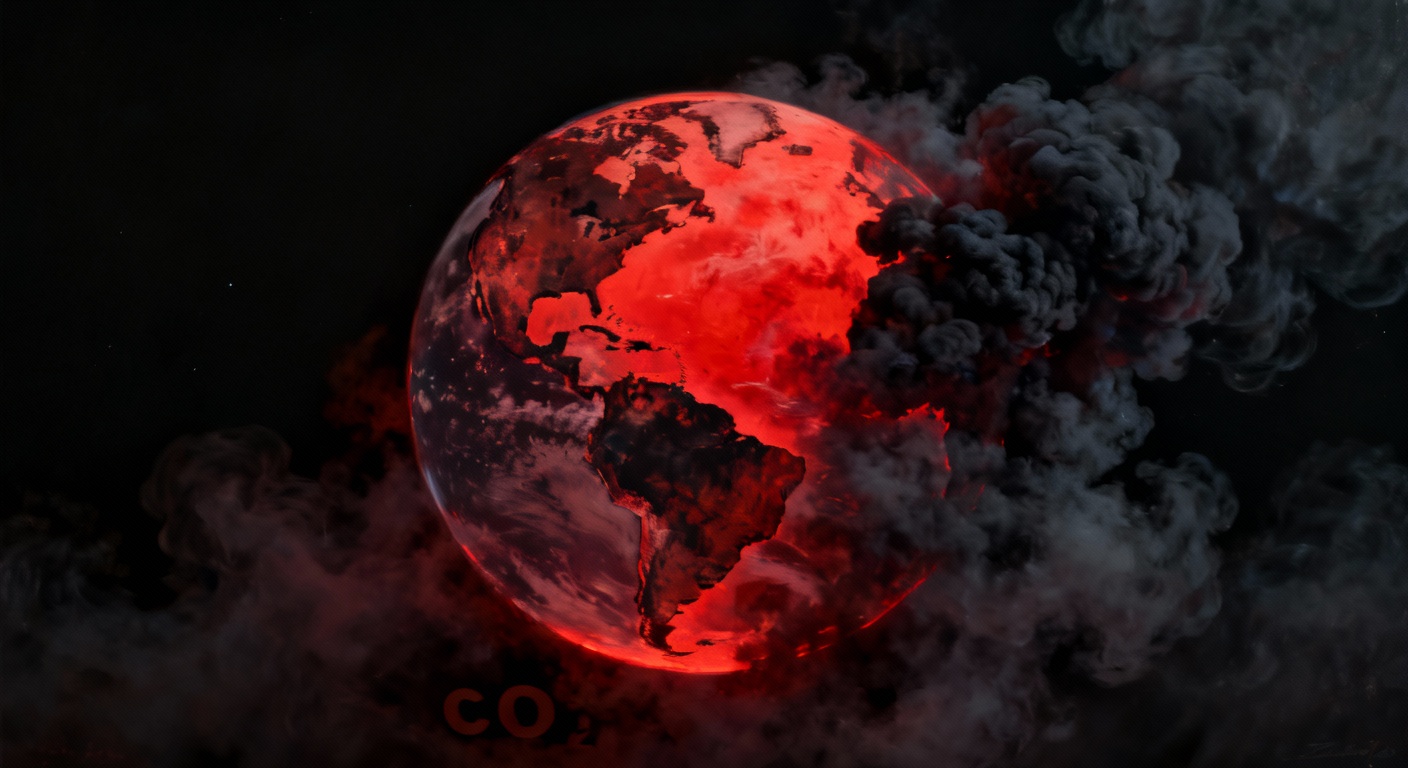 Notre planète suffoque : 2024, l&#039;année de tous les records pour le dioxyde de carbone