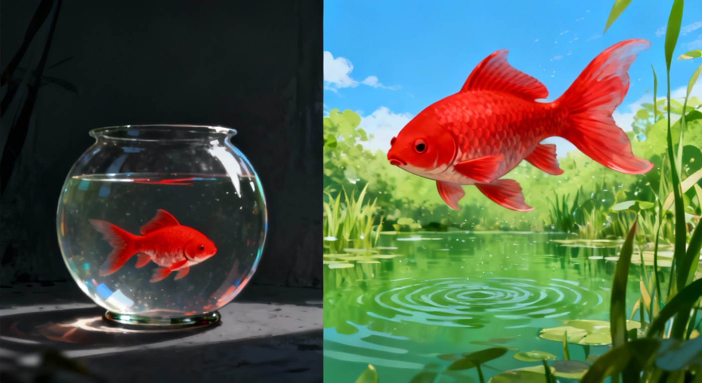 Comment un si petit poisson peut-il devenir aussi grand ?