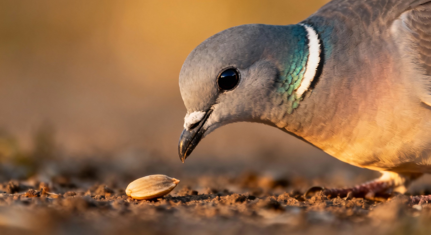 La tourterelle, elle, ne se laisse pas faire