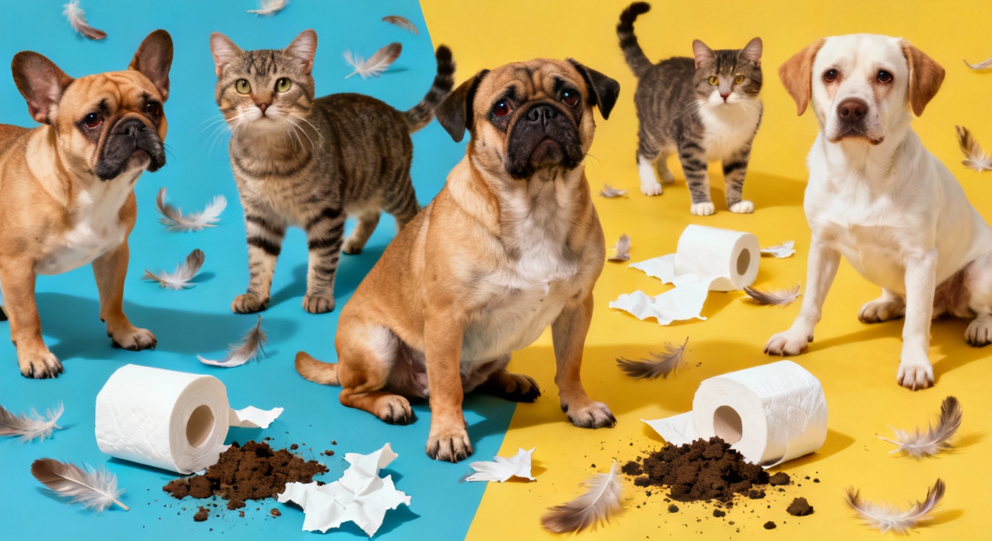 Pris la patte dans le sac : ces animaux coupables qui nous font fondre