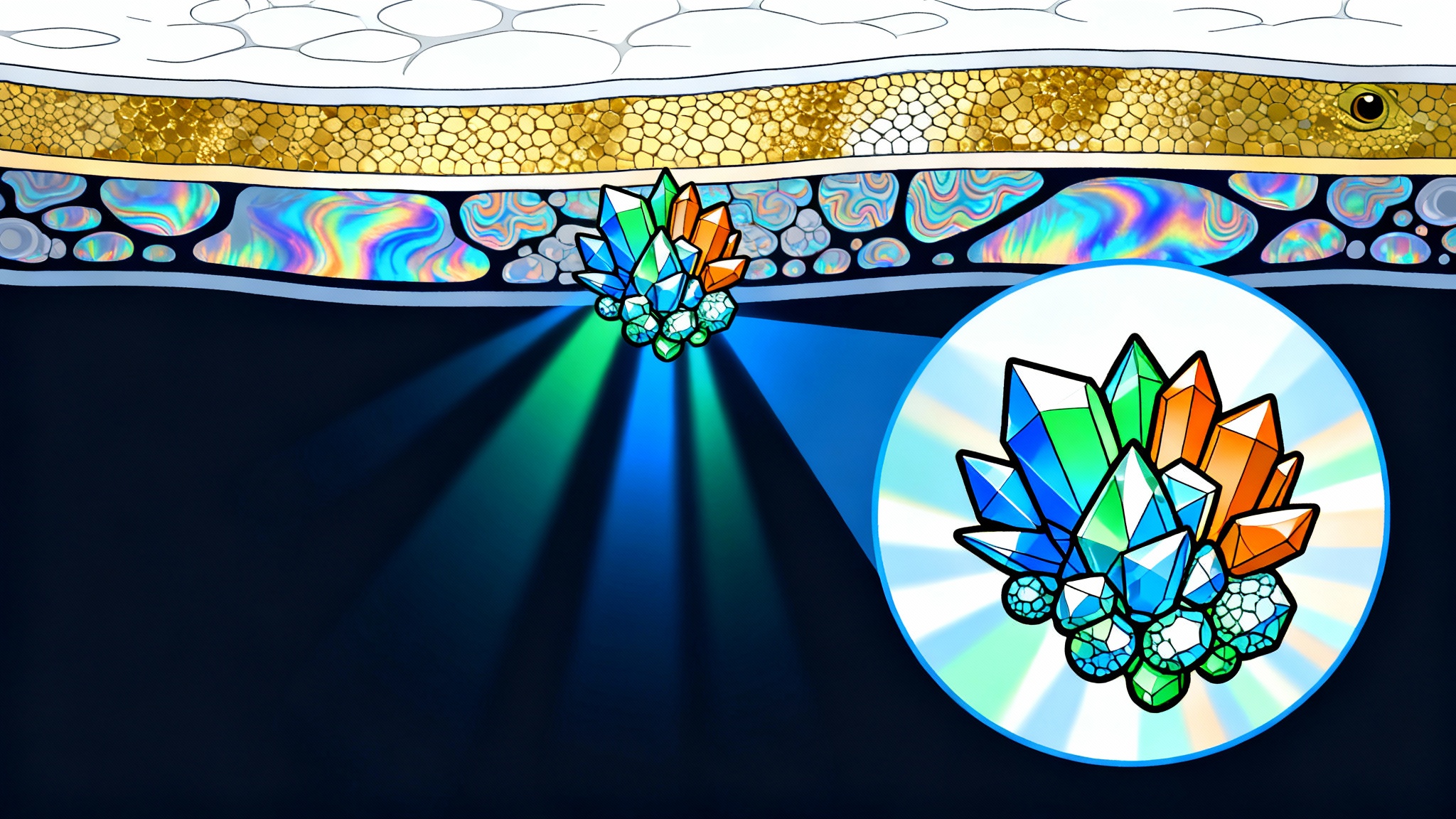 Une peau qui défie la biologie classique