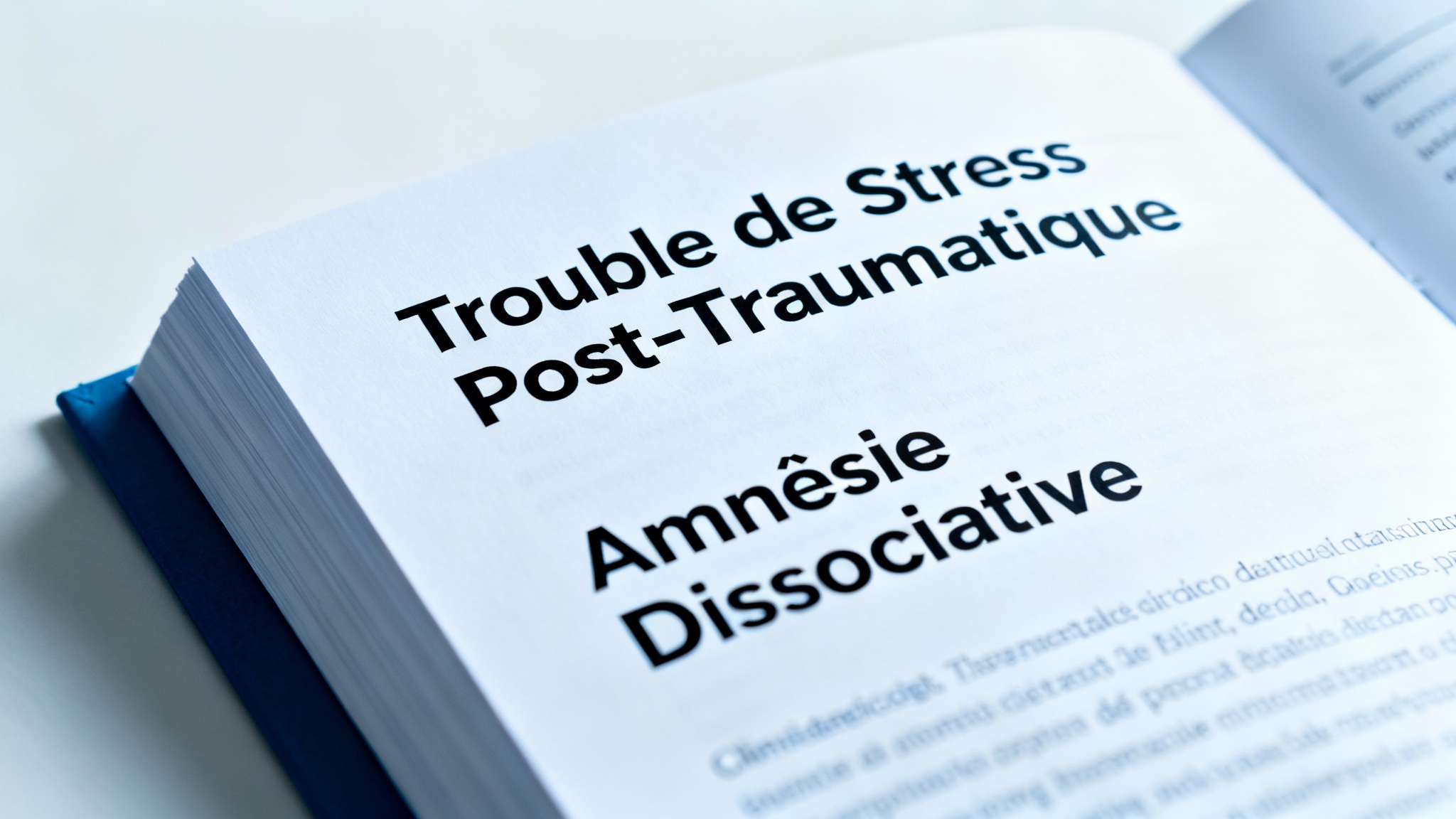 Une blessure psychique officiellement reconnue