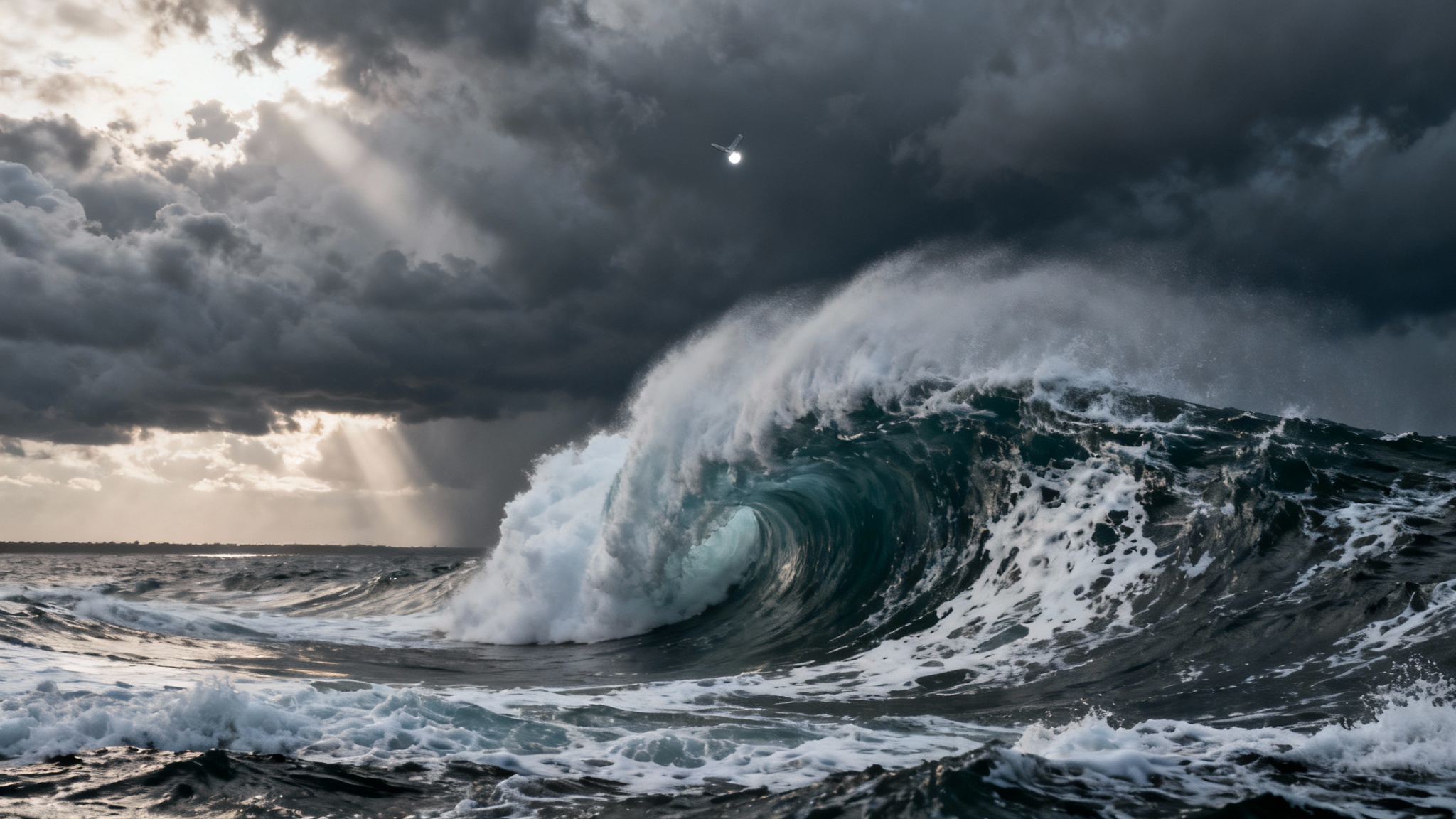 Vague record dans le Pacifique : un satellite a surpris un monstre de près de 20 mètres