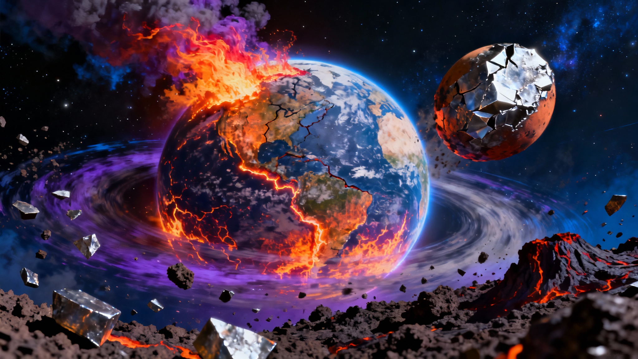 Une découverte incroyable : des scientifiques retrouvent des morceaux de la Terre d&#039;avant la Terre