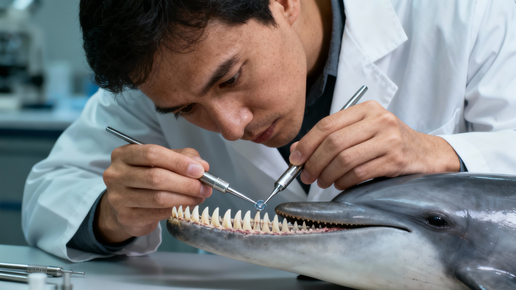 Ce que les dents des dauphins racontent