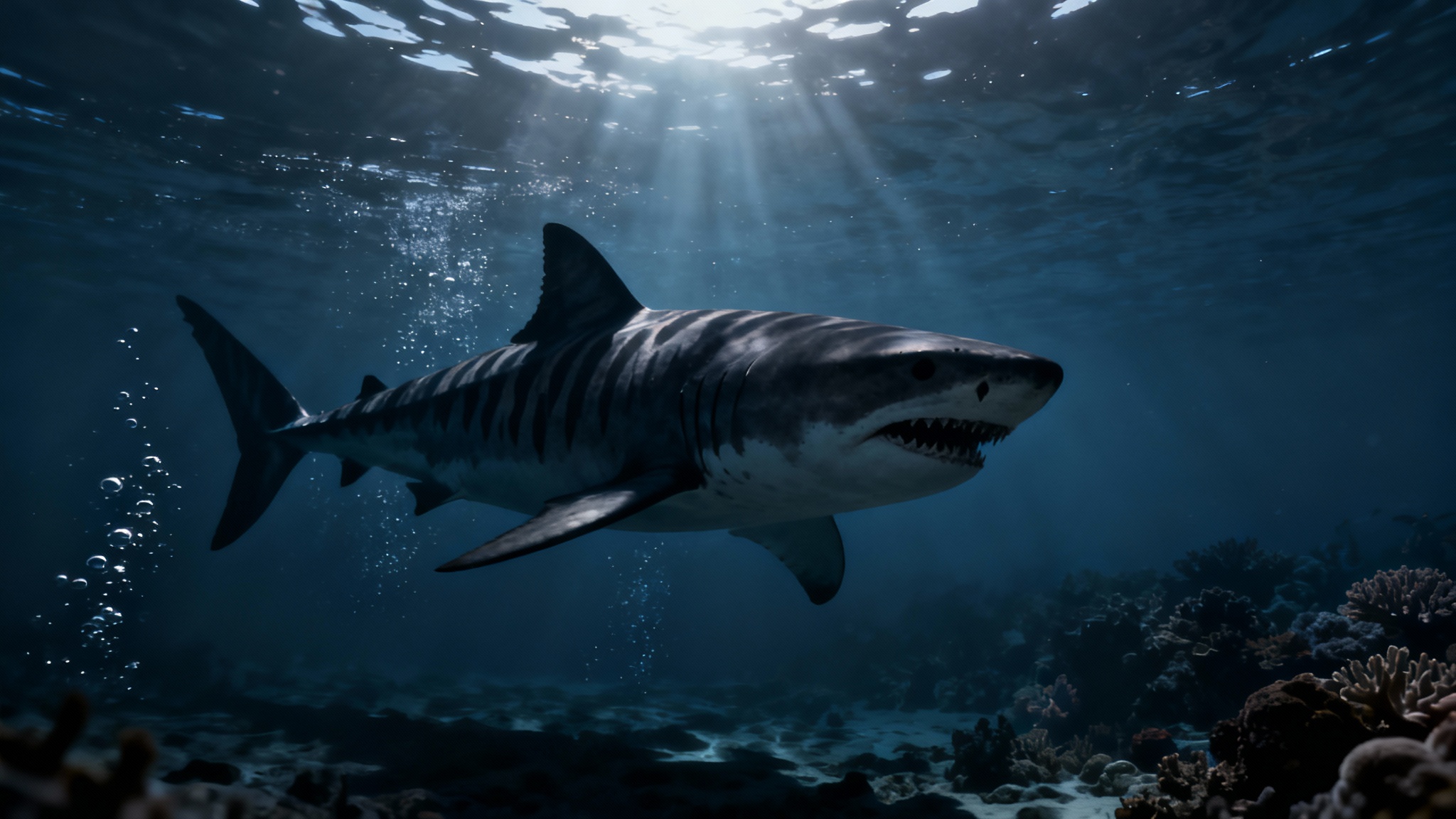 La menace se révèle : un requin “grand comme un camion”