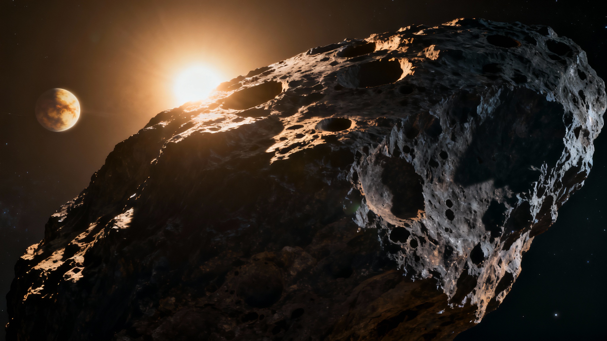 Caché par le soleil, un astéroïde de 700 mètres a échappé à notre vigilance