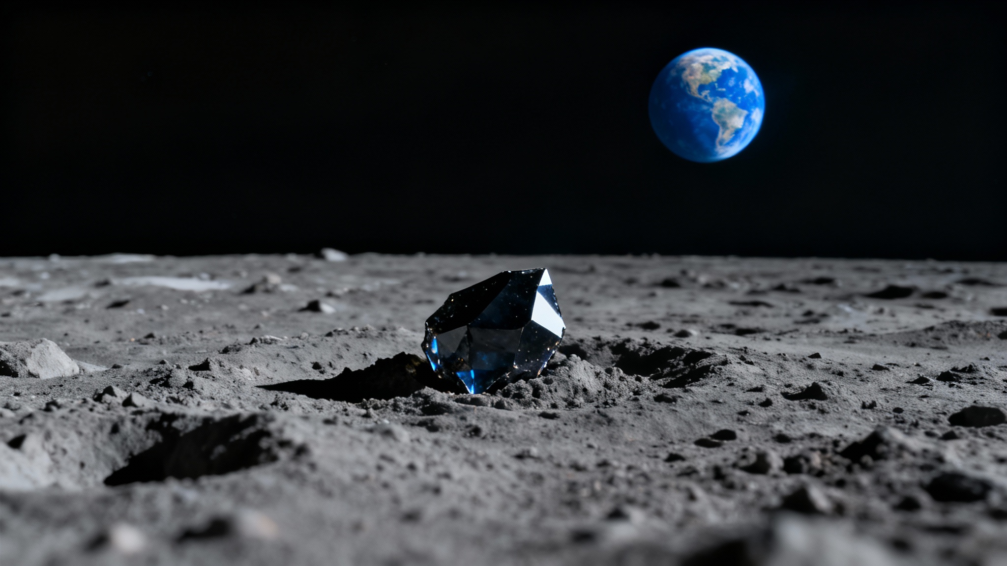 Sur la lune, une météorite relance le grand mystère de l&#039;eau sur terre