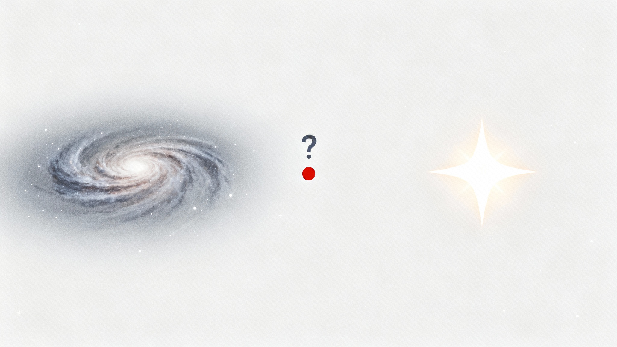 Ni galaxie, ni étoile : un objet non identifié