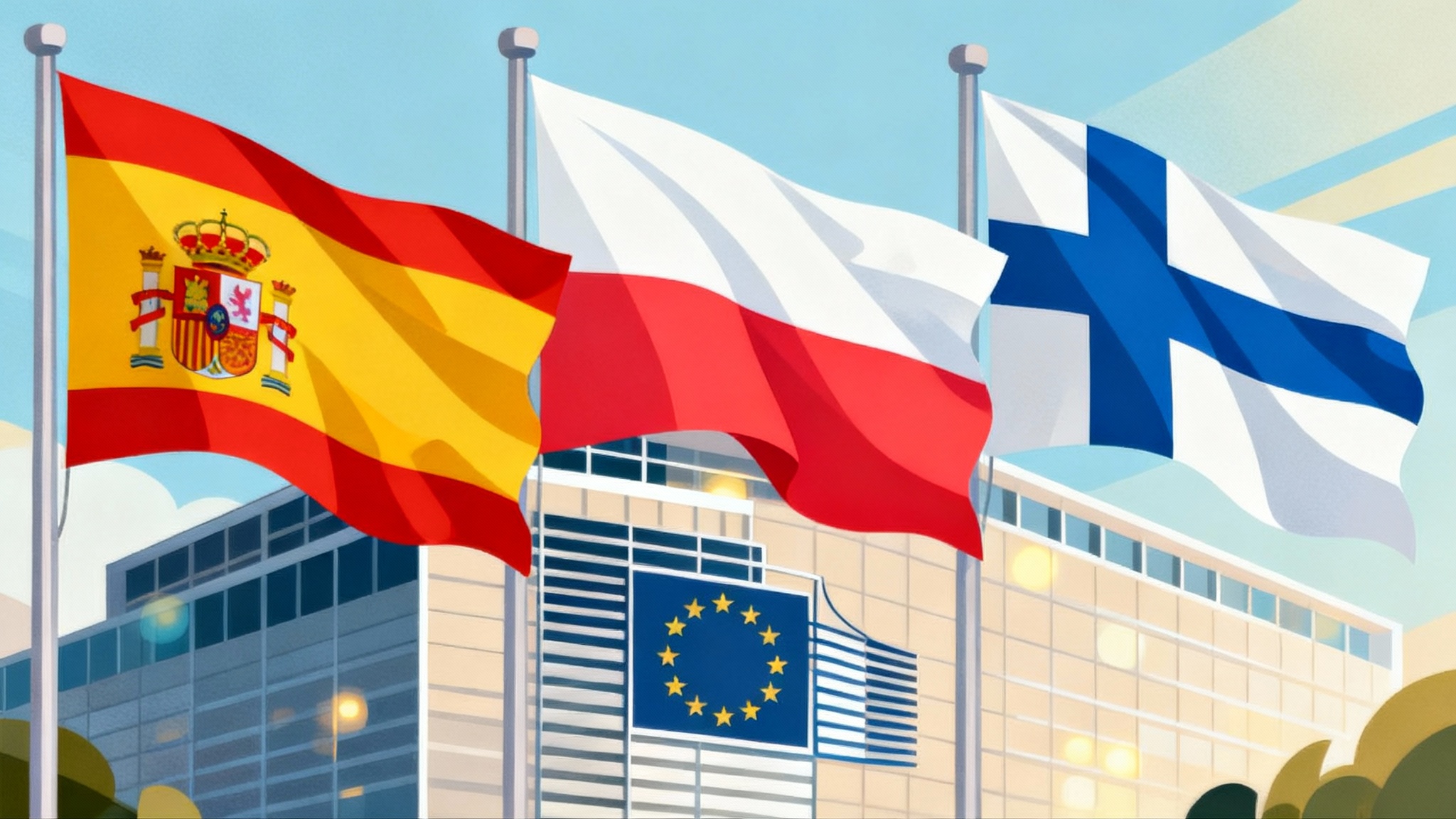 L'Espagne en tête d'une nouvelle offensive