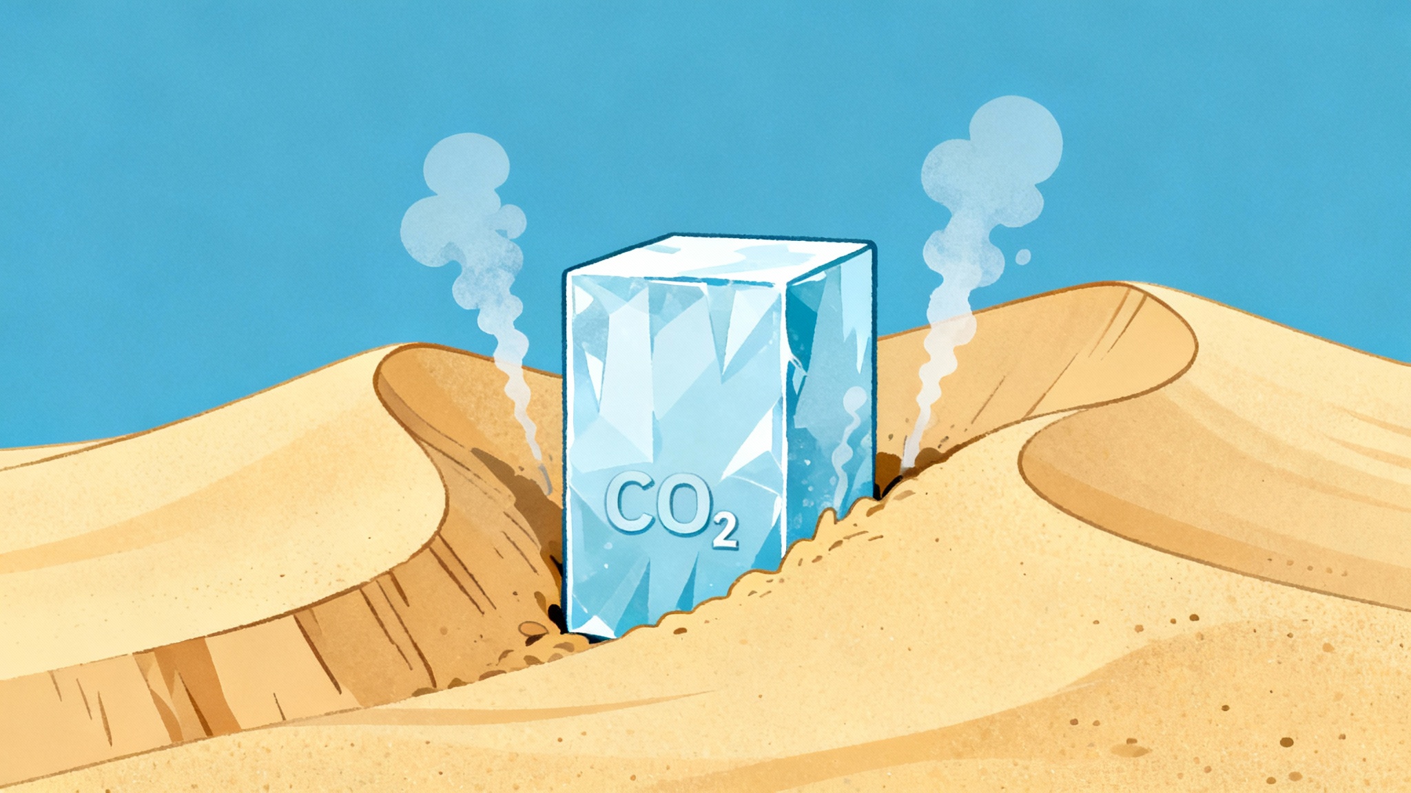 Quand la glace se met à creuser comme une taupe