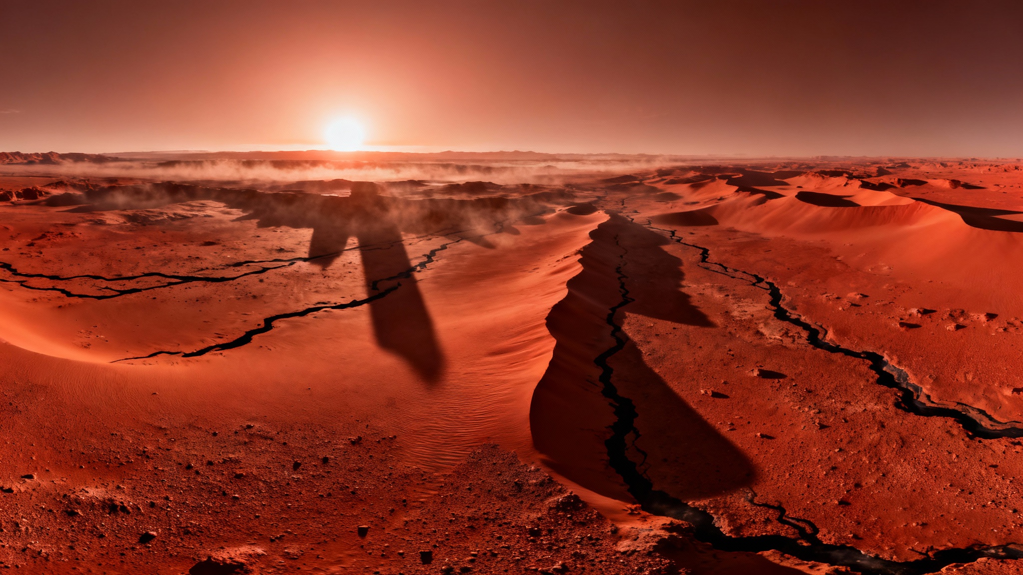 Comment se forment ces ravines sinueuses ?