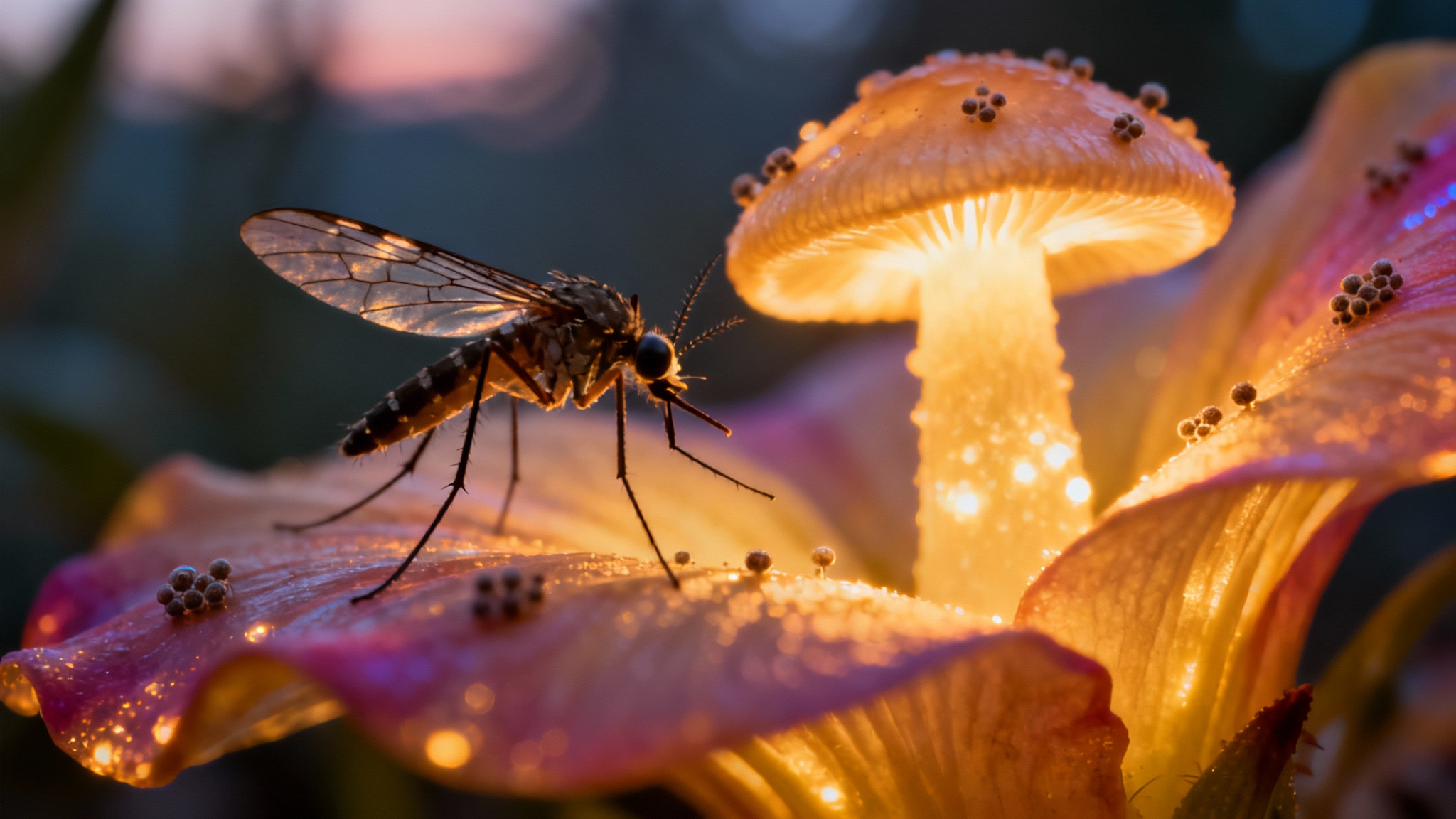 Un champignon qui sent les fleurs : la nouvelle arme surprenante contre les moustiques