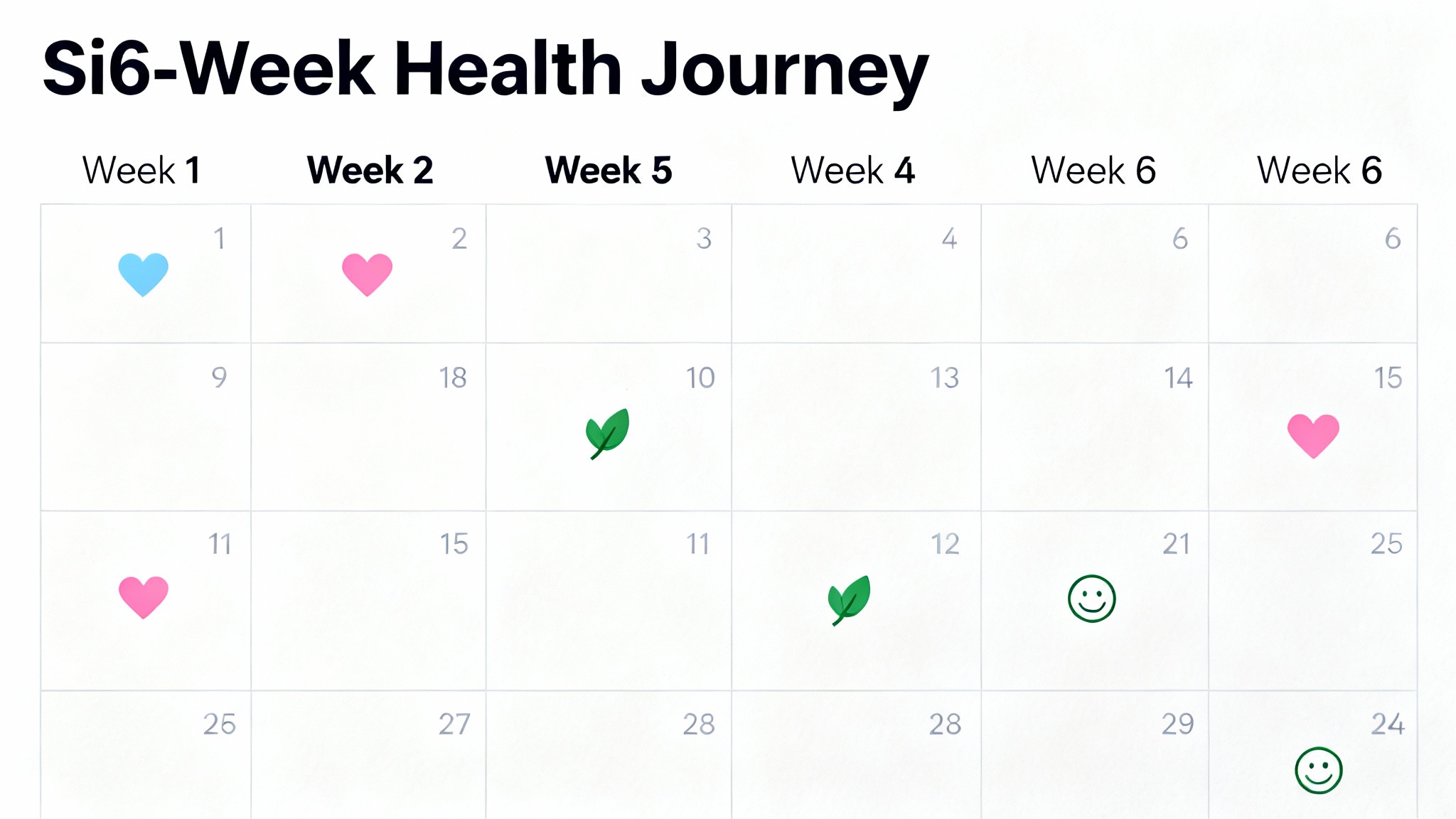 Des résultats concrets pour tout le corps en six semaines