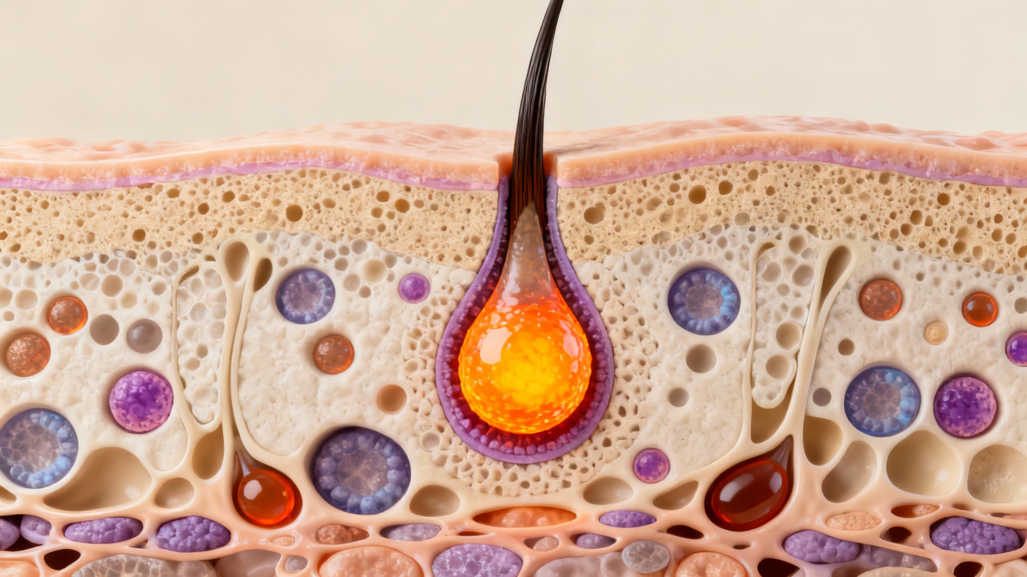 Les petites usines à couleur de nos cheveux