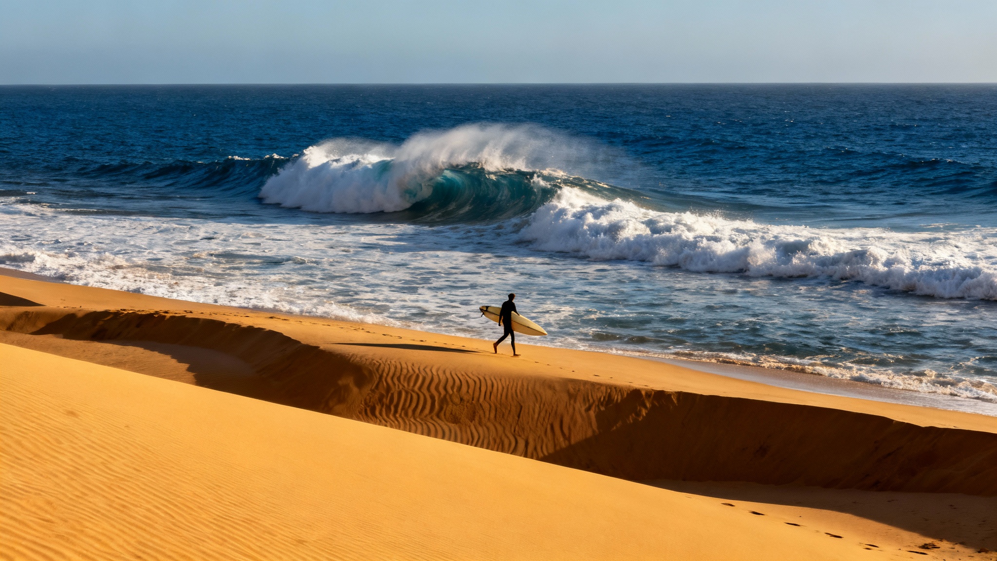 Dakhla, le surf entre désert et océan