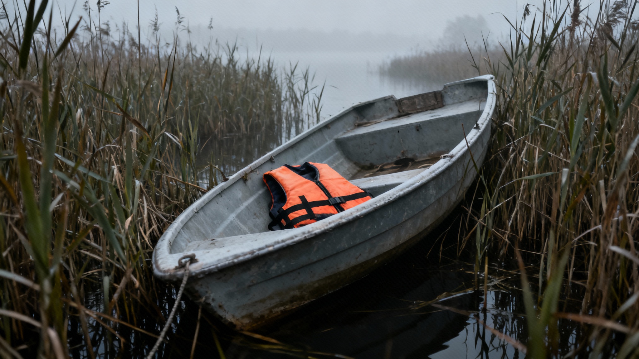 La barque retrouvée, désespérément vide