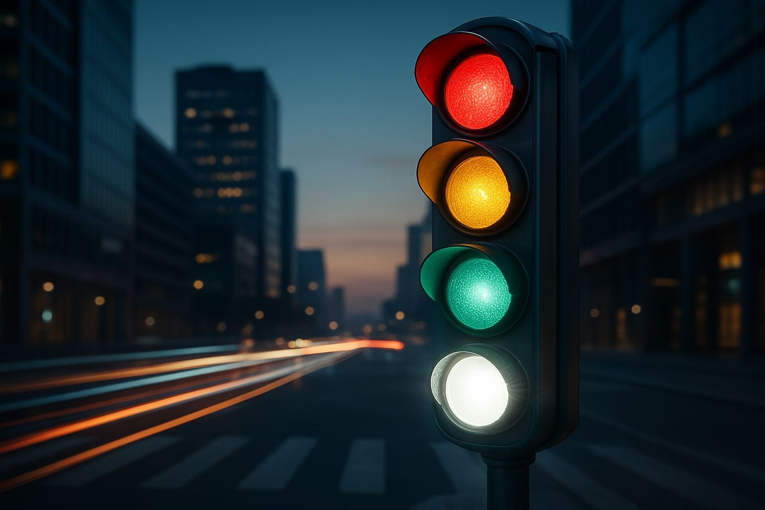 Bientôt un quatrième feu sur nos routes ? Voici le feu blanc pour les voitures autonomes