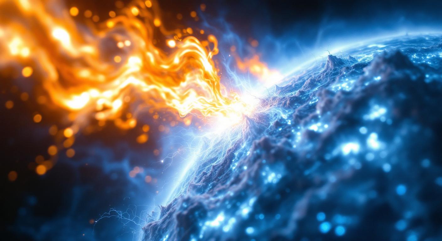 Une éruption spectaculaire observée pour la première fois