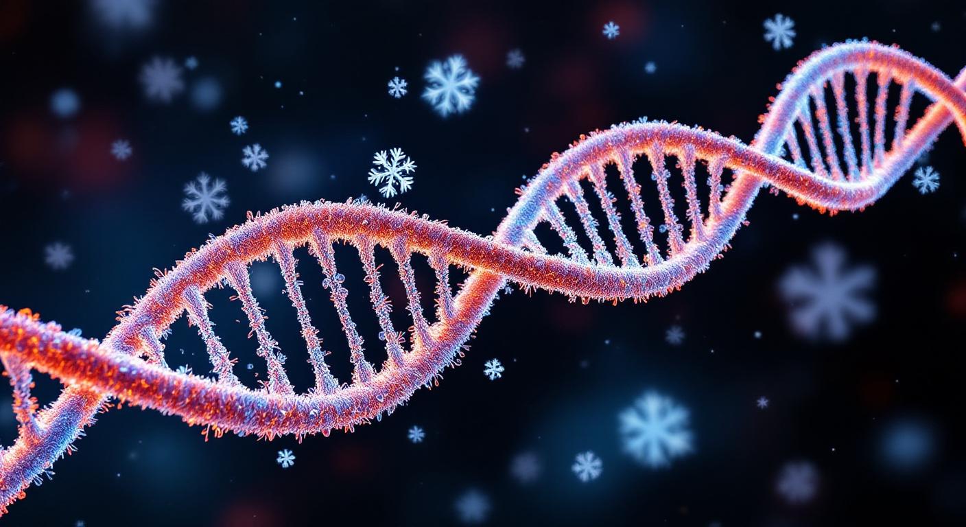 Une protéine activée par le froid