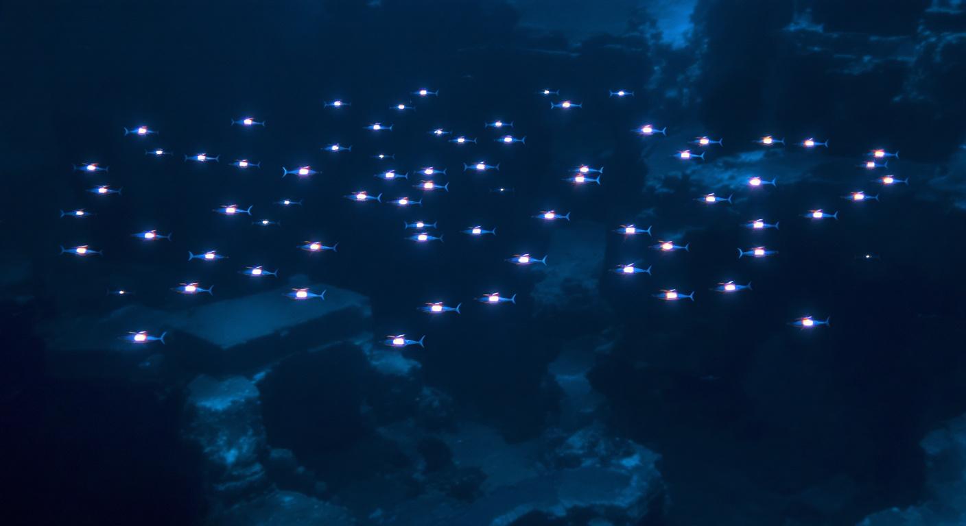 Des robots qui s'inspirent des bancs de poissons