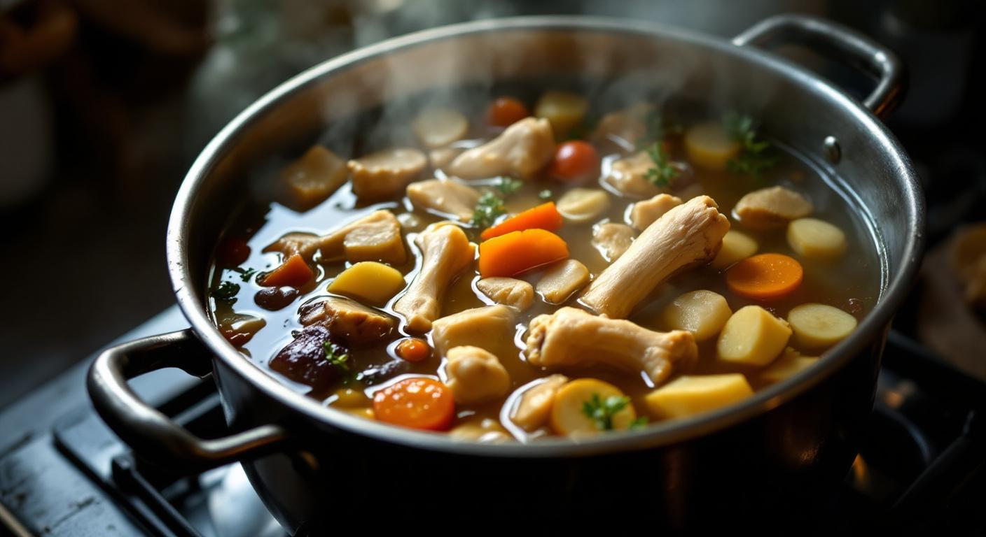 Le bouillon d'os, un véritable concentré de bienfaits