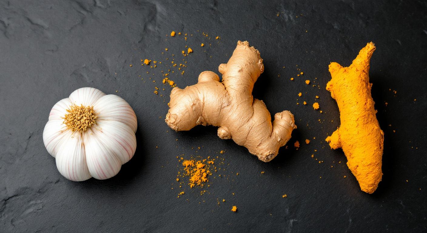 La version « coup de fouet » à l'ail et au gingembre