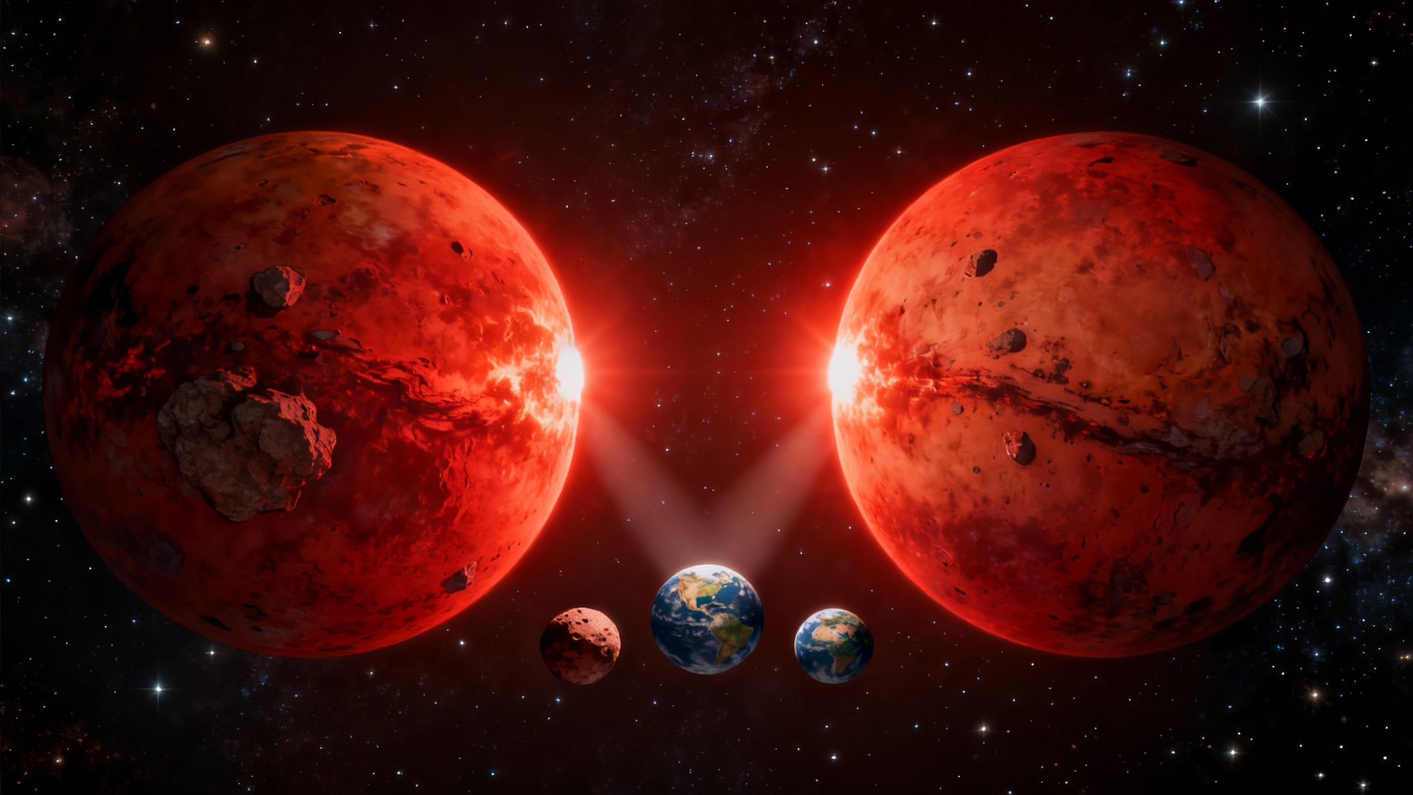 Découverte incroyable : trois planètes de la taille de la Terre trouvées dans un système à deux soleils