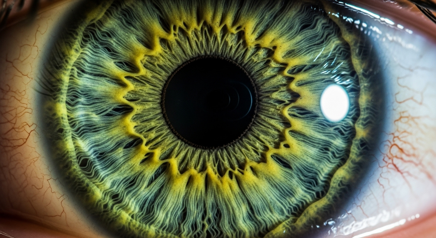 Quand la structure de l'iris en dit plus que sa couleur