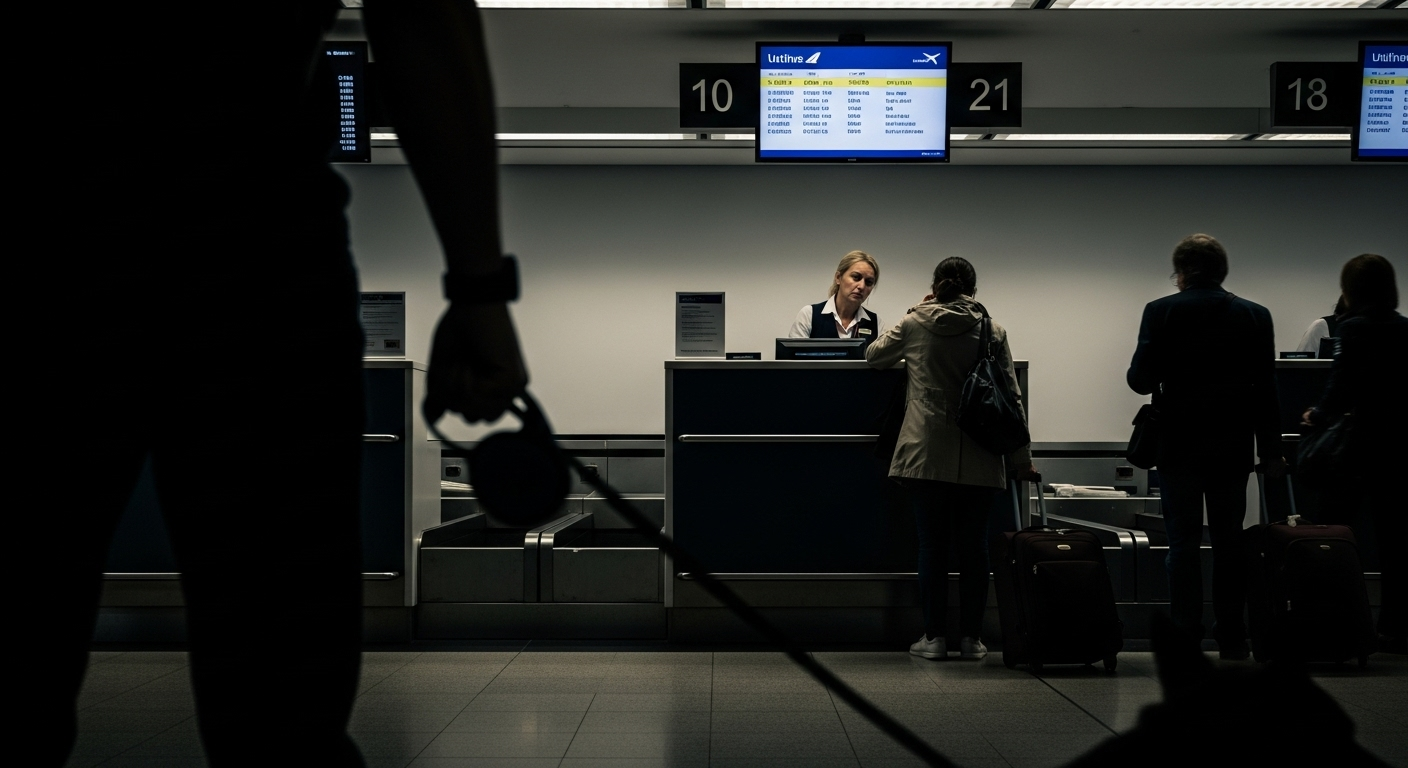 Elle ne peut pas monter dans l’avion avec son chien : sa décision déchirante émeut le monde entier