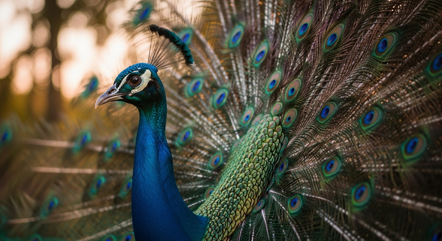 Stupéfaction : les paons possèdent des rayons lasers dans leur queue, et leur utilité va vous surprendre