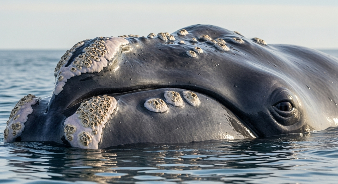 Le cas critique de la baleine franche de l'Atlantique Nord