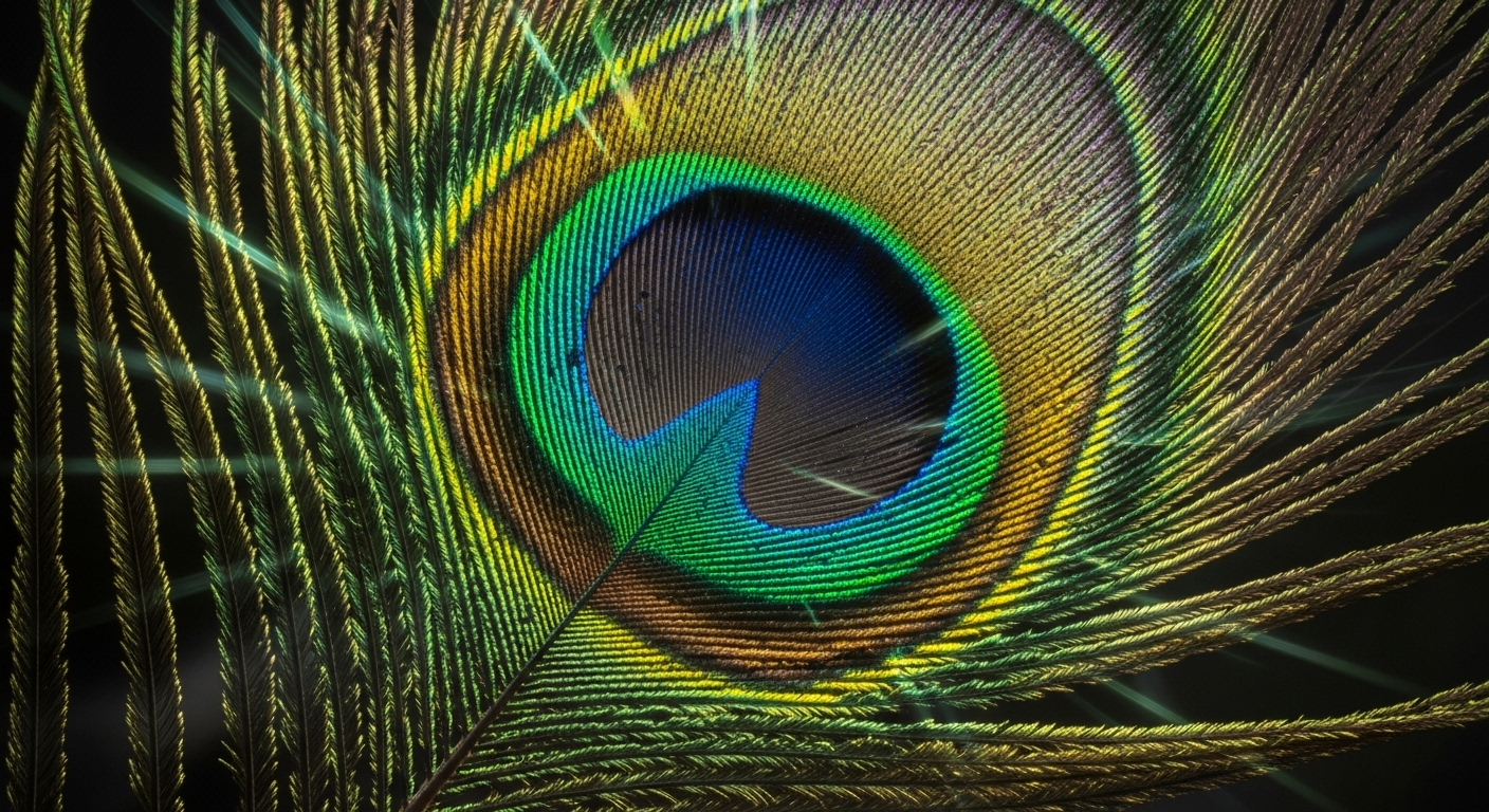 Stupéfaction : les paons possèdent des rayons lasers dans leur queue, et leur utilité va vous surprendre