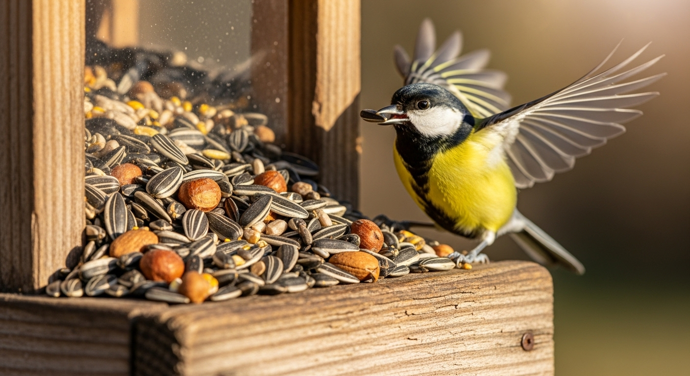 Un petit toit pour se protéger du vent glacial