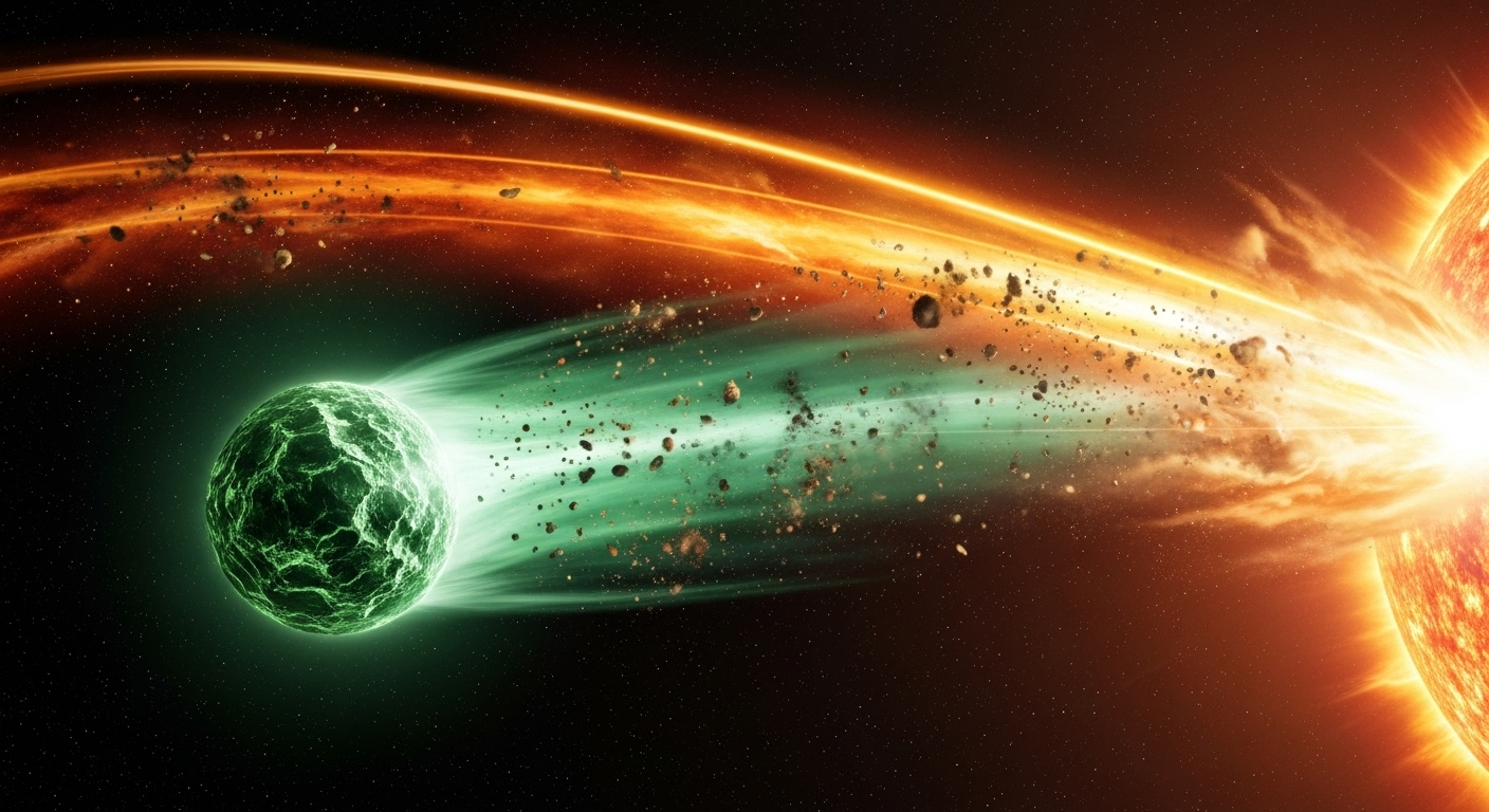 La découverte et la disparition (temporaire) de la comète