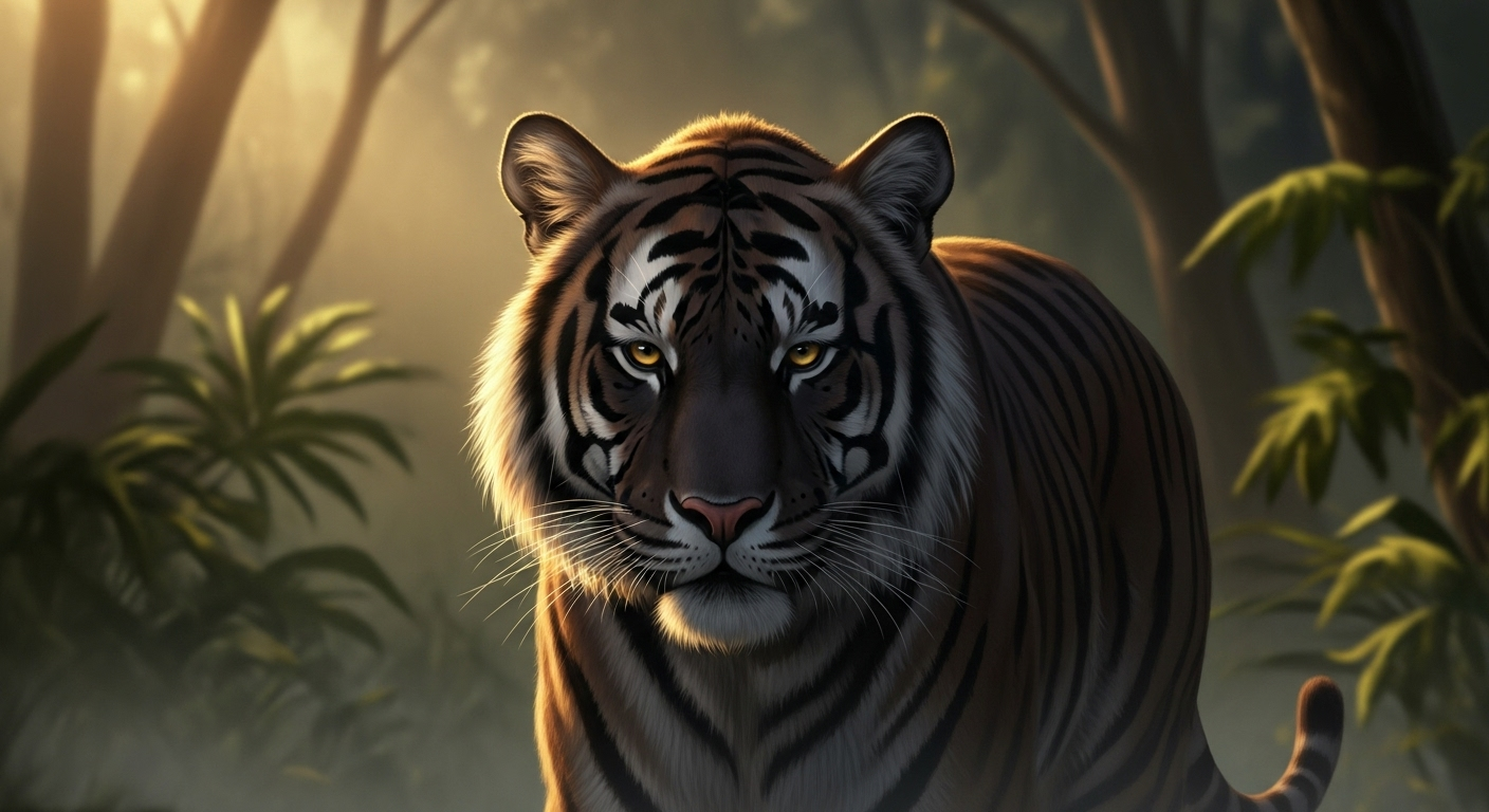 Les mystérieux tigres noirs d&#039;Inde : une beauté qui cache un lourd secret