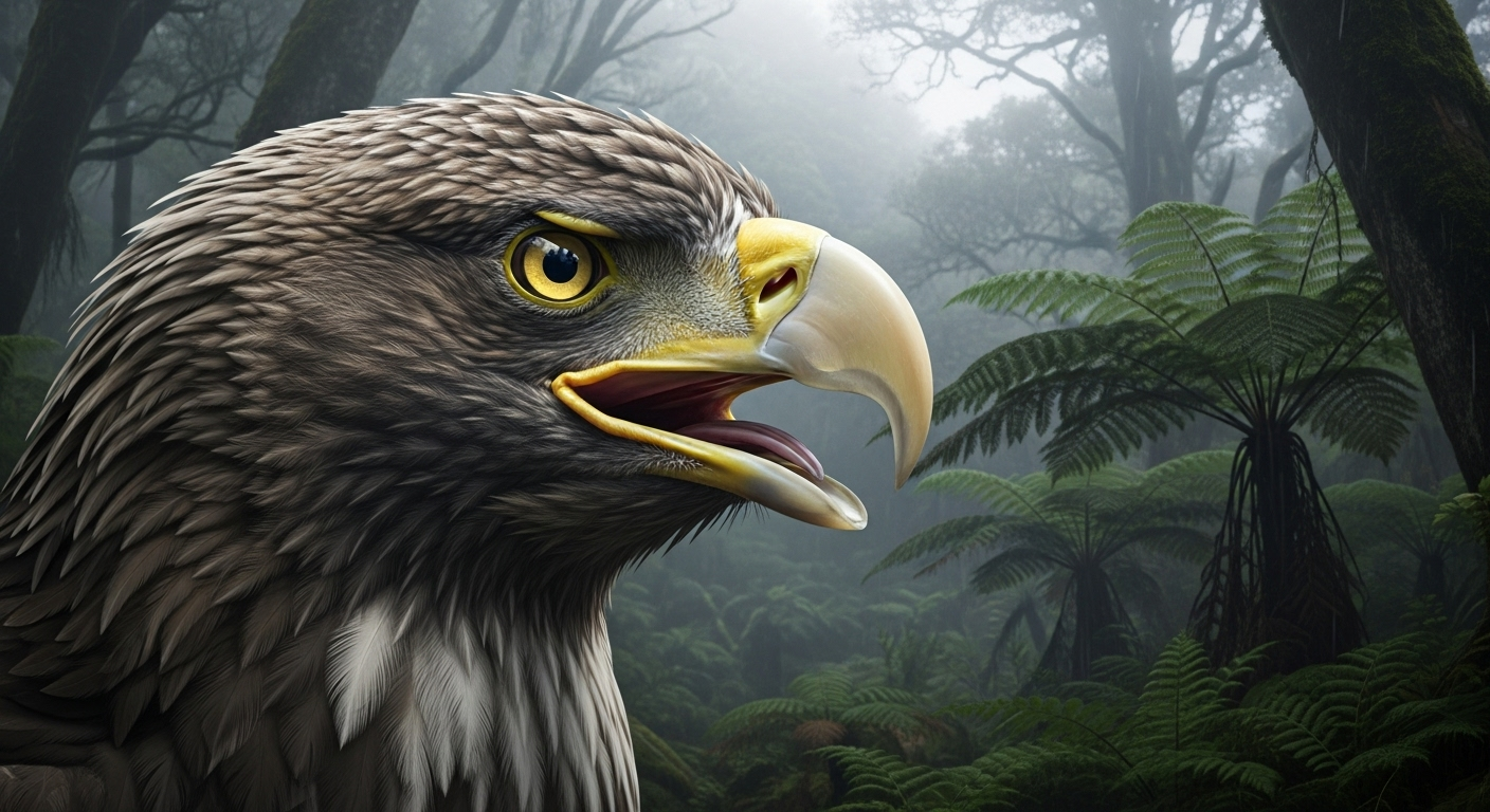 Le plus grand aigle de tous les temps : 3 mètres d’envergure et un appétit féroce pour le moa