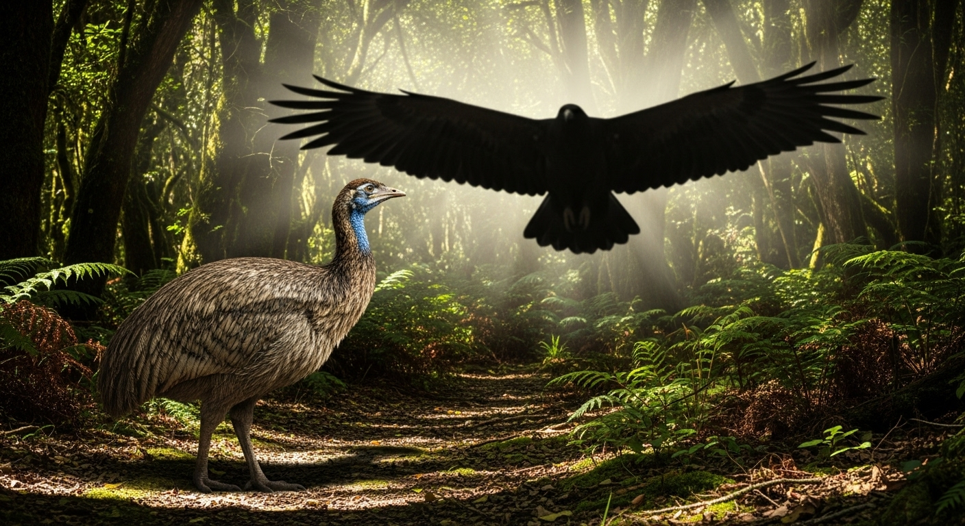 Une proie à sa démesure : le moa