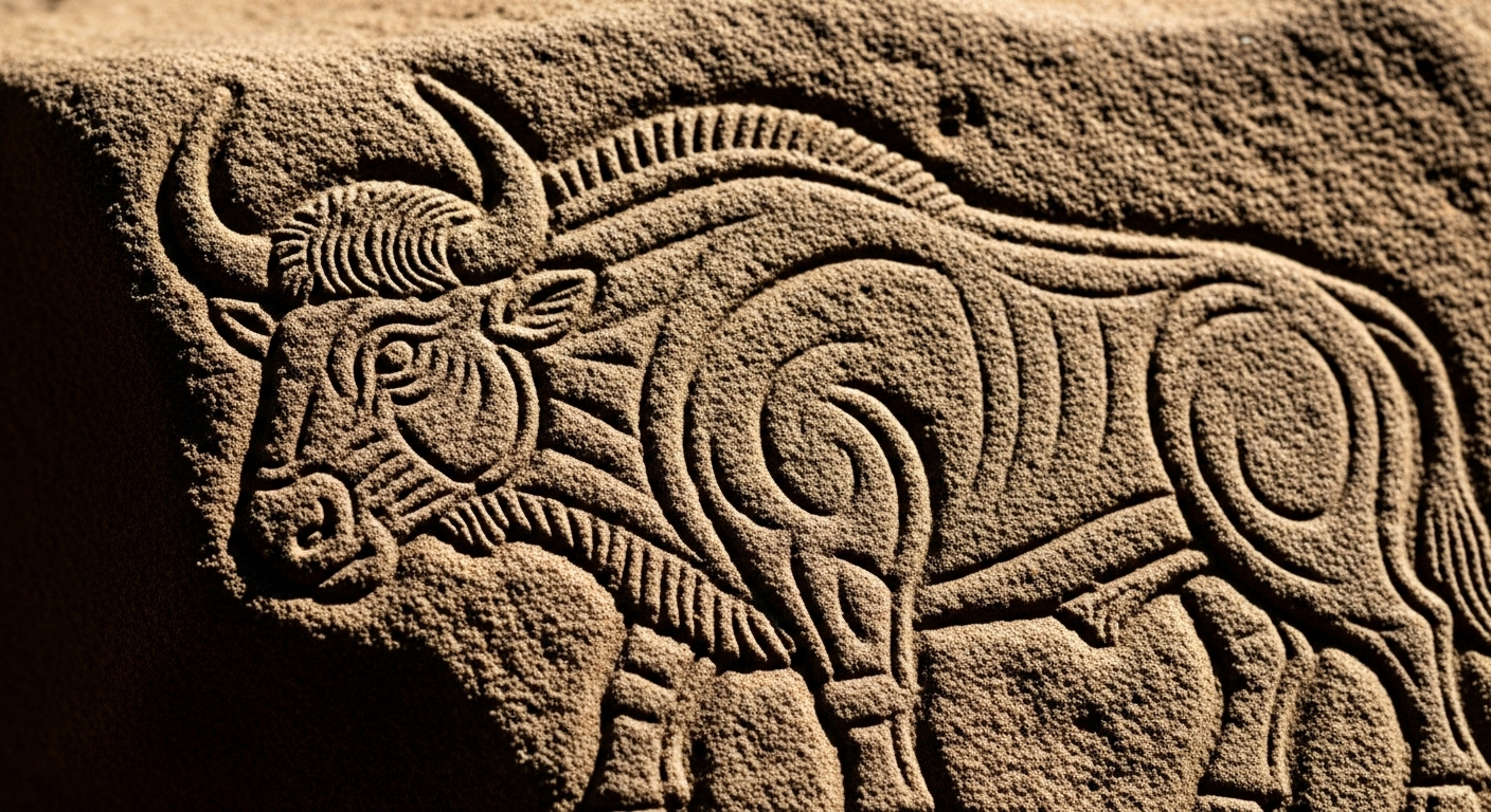 Une véritable parade d'animaux gravée dans la pierre