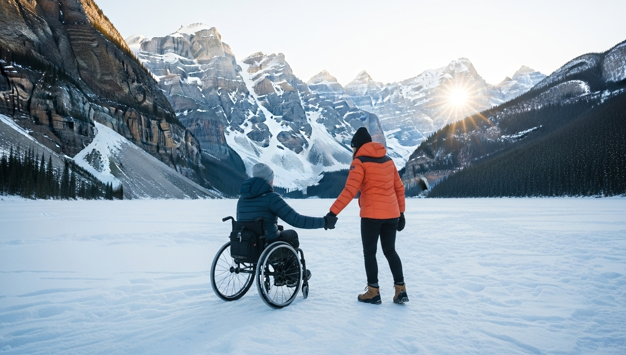 Il traverse le Canada en fauteuil roulant, en plein hiver : une épopée humaine inspirante