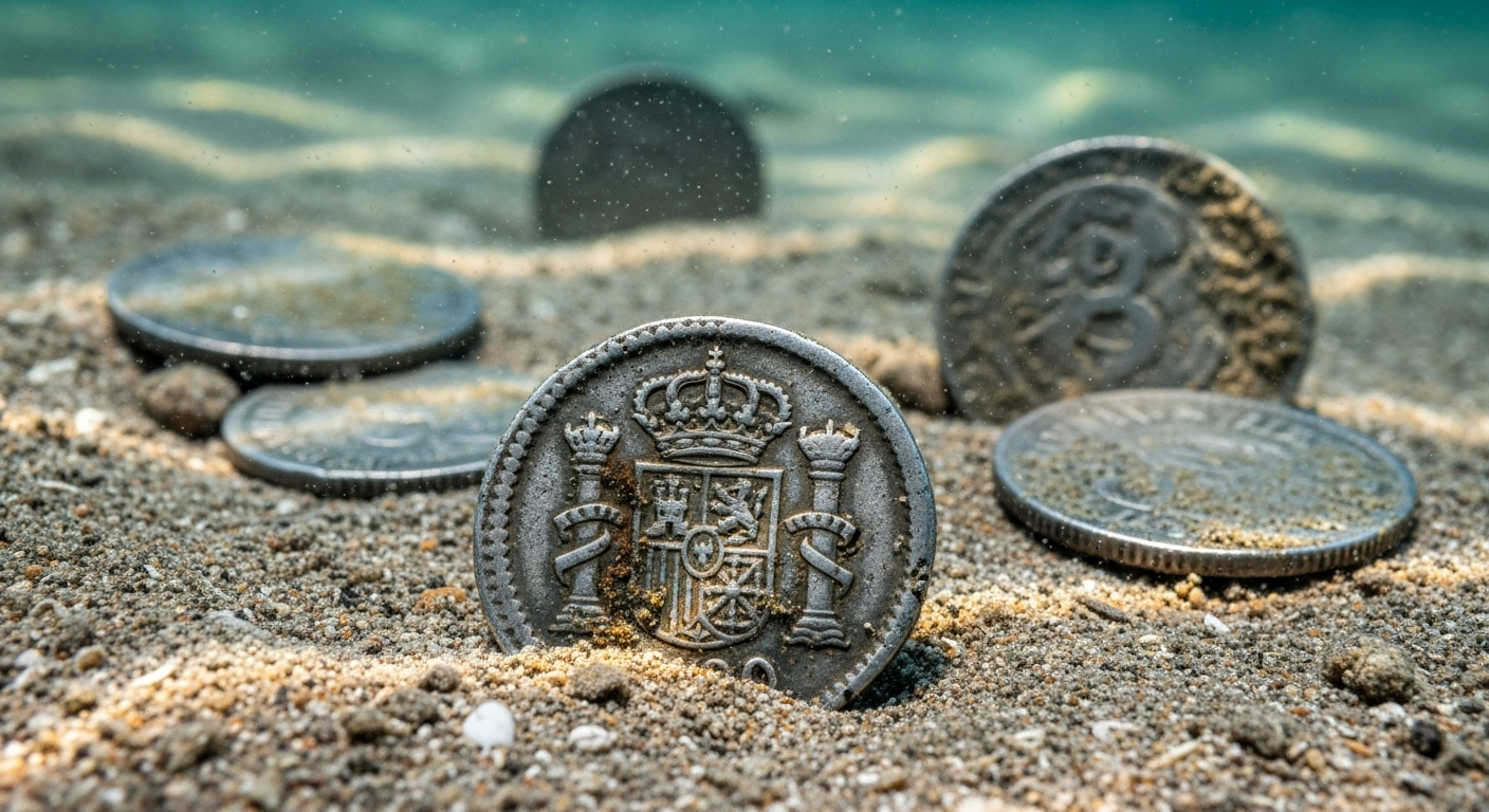 Des plongeurs découvrent plus de 1 000 pièces de l’empire espagnol, trois siècles après un naufrage légendaire