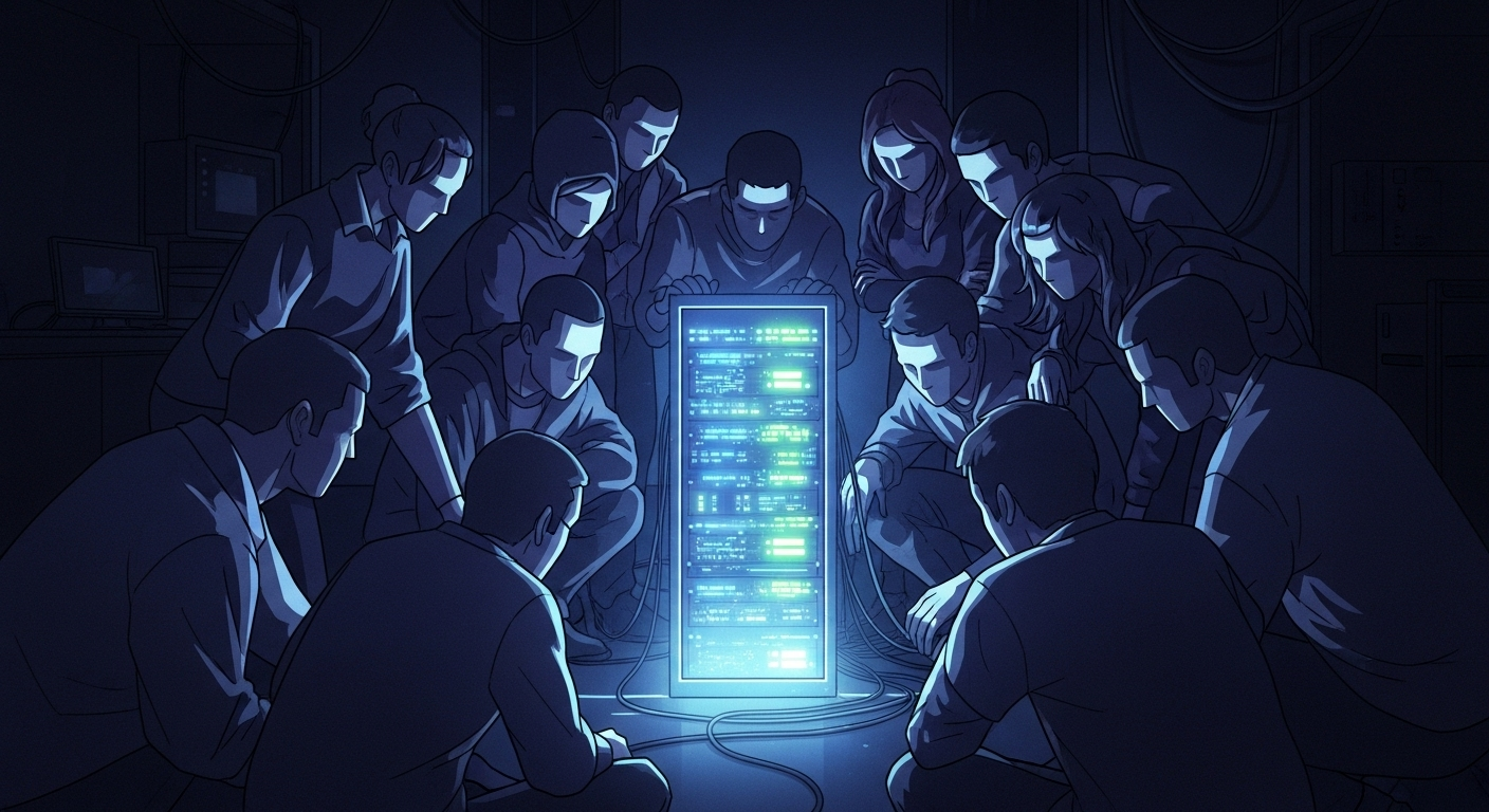 La rencontre avec un groupe étrange : les "Ziziens"