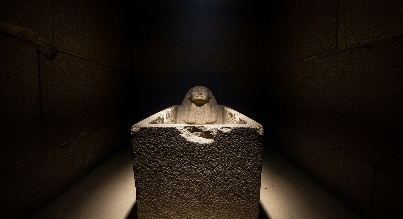 À l'intérieur : un silence de pierre