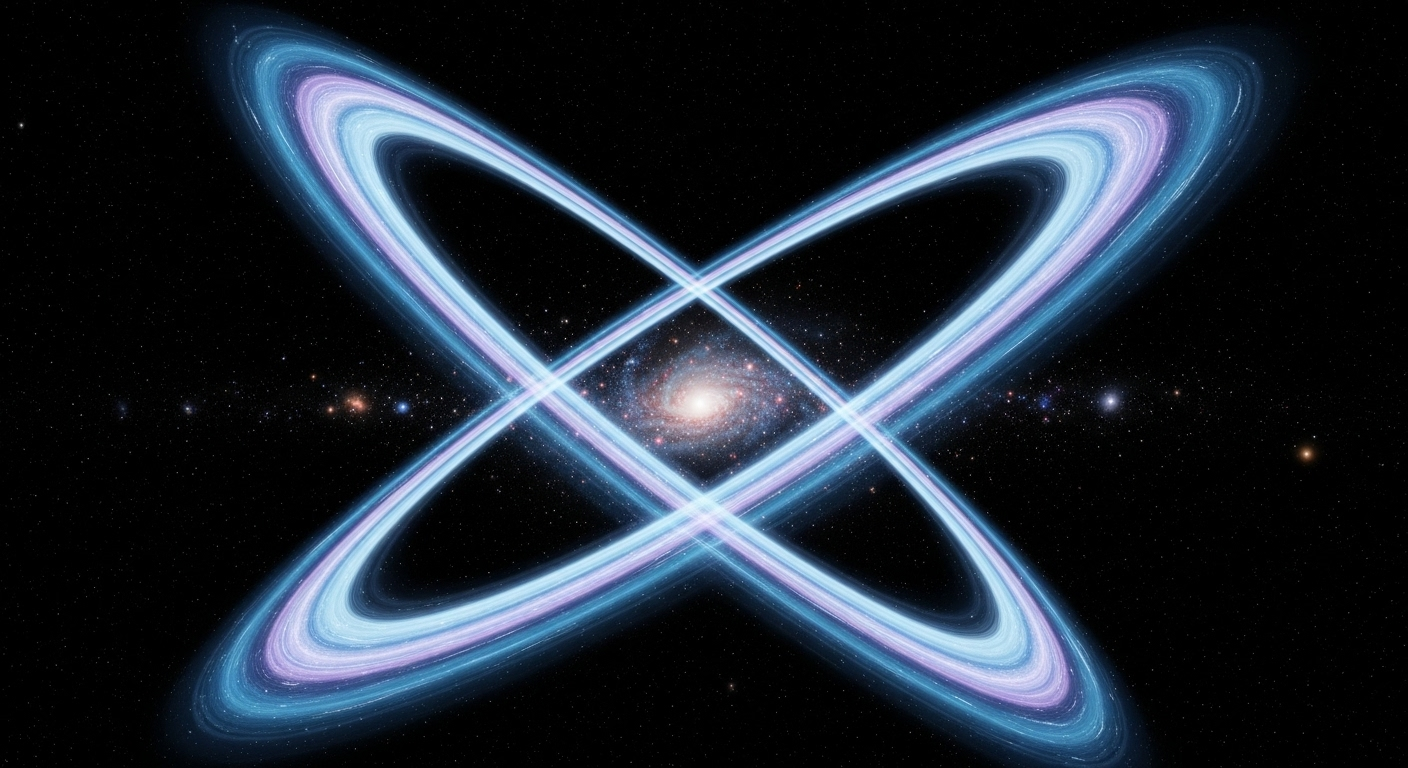 Les anneaux entrecroisés du cercle radio le plus puissant de l’univers semblent nous faire un doigt d’honneur