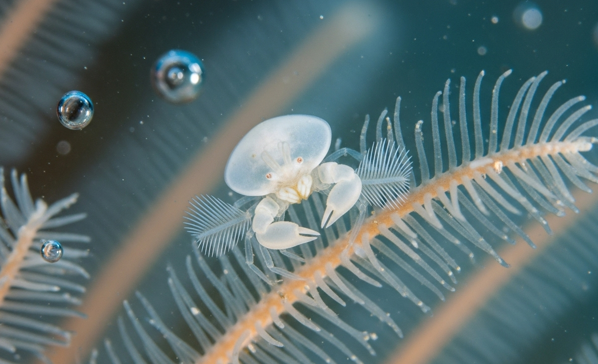 Découverte fascinante : un requin lumineux et un « crabe en porcelaine » jamais vus remontent des profondeurs australiennes