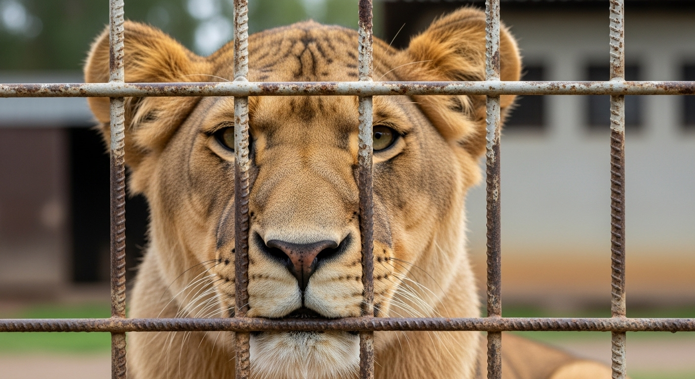 Panique en Thaïlande : un lion détenu illégalement s’échappe et s’en prend à un enfant !