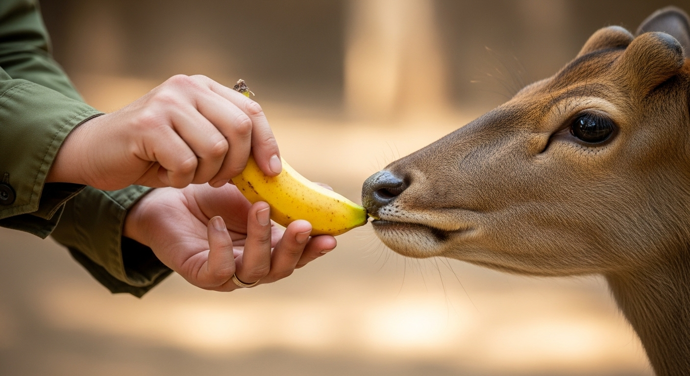 Les cerfs peuvent apprendre des commandes comme « viens », mais les plus agités mettent plus de temps à les maîtriser.