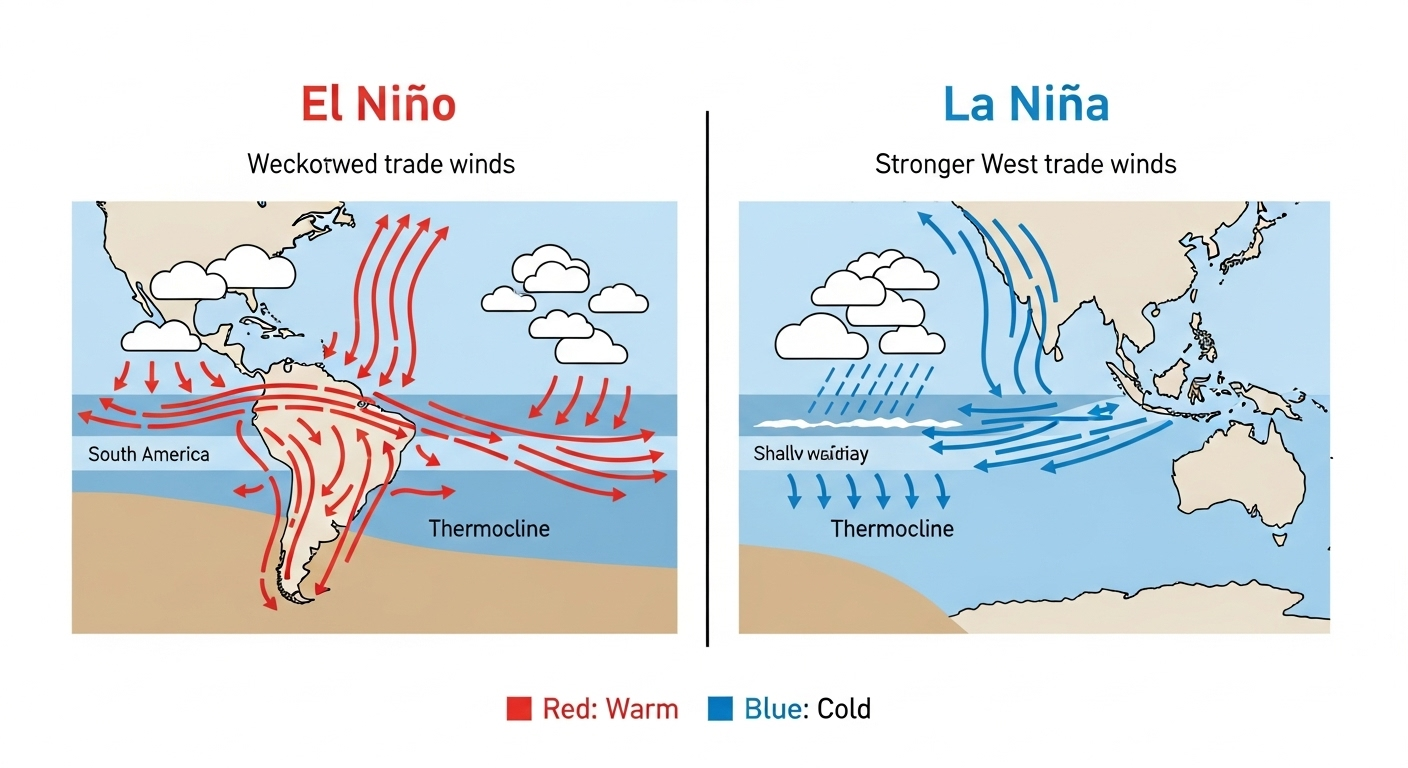 La Niña, ou le grand balancier du climat