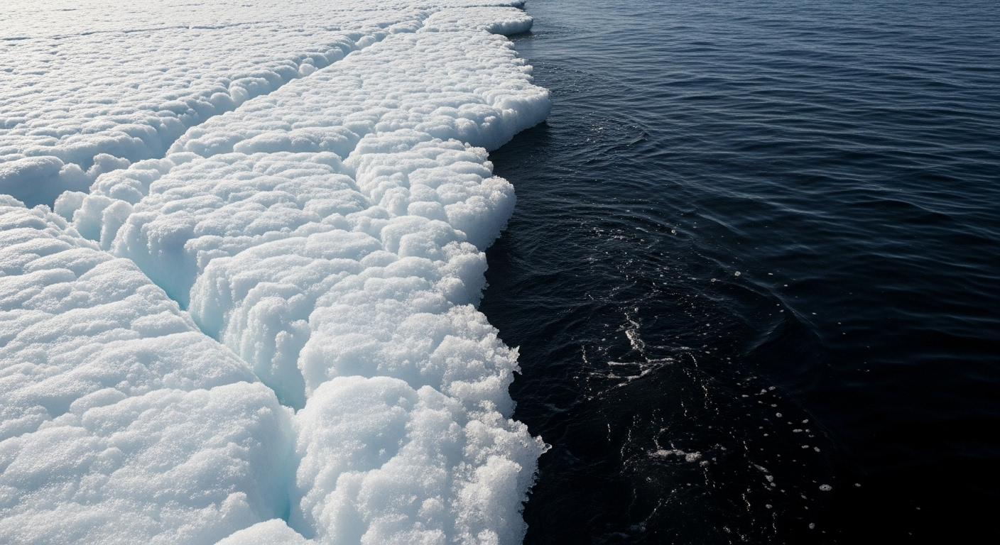 La fonte des glaces, un miroir qui disparaît